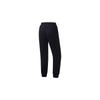 Li Ning Womens Fitness Series Solid Color Logo Print Reflective Sports Pants Women Pants Black AKLT538-2