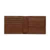 Gucci Presbyopia Logo Bifold Canvas with Leather Trim Card Holder Wallet Wallet Coin Purse Regular Men's Ebony/Brown