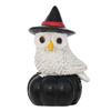 Yousheng Cute Halloween Resin Sculpture, Small Table Decorations, Mini Adorable Owl Bat Pumpkin Ghost Decor for Party Home Scenes Creative Holiday