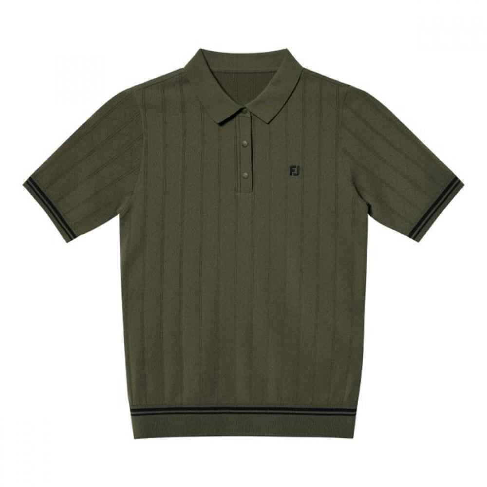 Footjoy Women S Cable Knit Polo Wn 37307 S