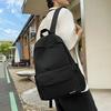 Ins Style Simple Labeling Large Capacity Junior High School Students Korean Version Junior High School Students Learning Tutoring Bag Backpack