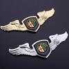 Metal Chromed Car Front Hood Emblem Badge Sticker for Alfa Romeo 156 159 147 155 Mito Giulia GT Giulietta Stelvio Tonale 4C 8C zk1
