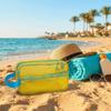 Süßigkeitenfarbe Netz Kosmetiktasche Große Kapazität Tragbar Dopamin Strand Clutch Reißverschluss Leichte Kulturtasche Urlaub