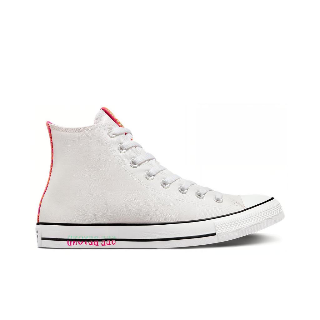 Converse Chuck Taylor All Star Hi See Beyond White Trampki Unisex Pomarańczowo-Różowe A00758C