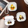 Simpsons Cute Clear Earphone Cases Cover With Hook Case For Samsung Galaxy Buds 2 3Pro 2Pro 4 Pro Live 3 FE 4Pro