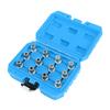 12pcs Car Spline Bits Locking Wheel Nuts Remove Tool Kits Auto Maintenance Repair