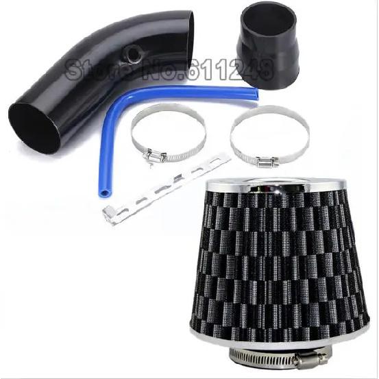 Universal Car Cold Air Intake Filter Alumimum Induction Kit Pipe Hose System Red Blue Air Filter 76mm/3inch Mushroom Head