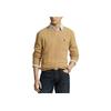 Polo Ralph Lauren Solid Color Long Sleeve Small Pony Embroidered Cable Knit Sweater Men Sweater Brown 710876762009