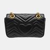 [Pre-Owned] Gucci GG Marmont Matelassé Mini Bag 'Black' - Excellent #1B5YDKZ