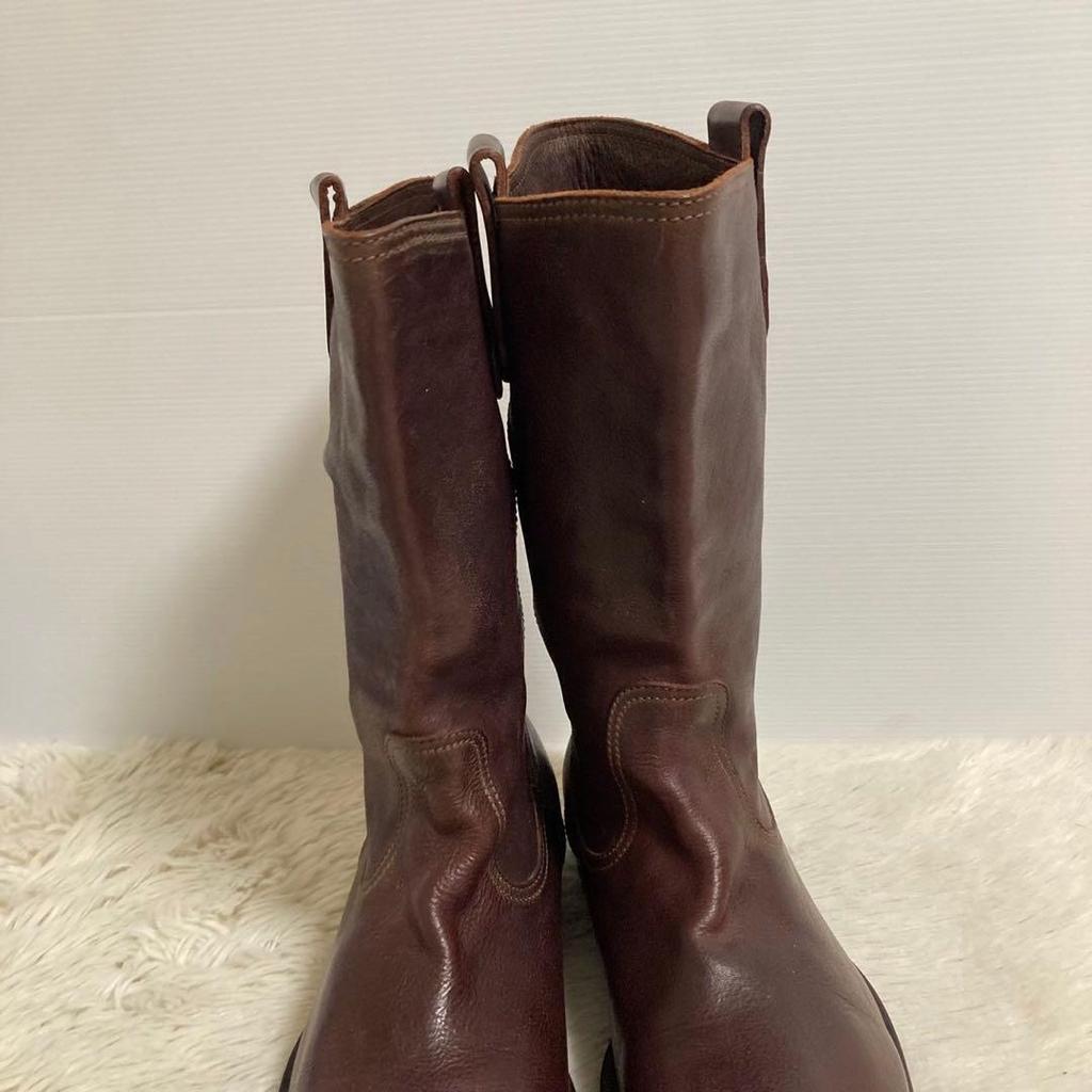 Used []n.d.c. made by hand leather Pecos boots 40