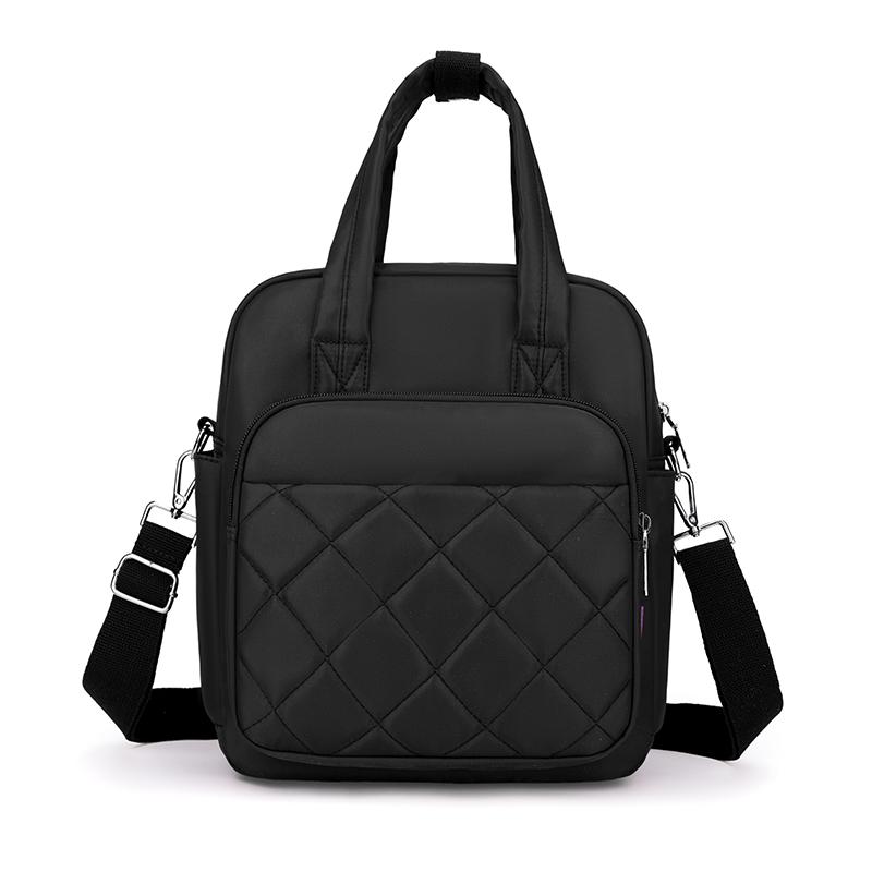 Rhomboid Tote Bag for Women – Stylish Shoulder Backpack with Adjustable Strap & Multiple Pockets – Perfect for Work, School & Daily Use