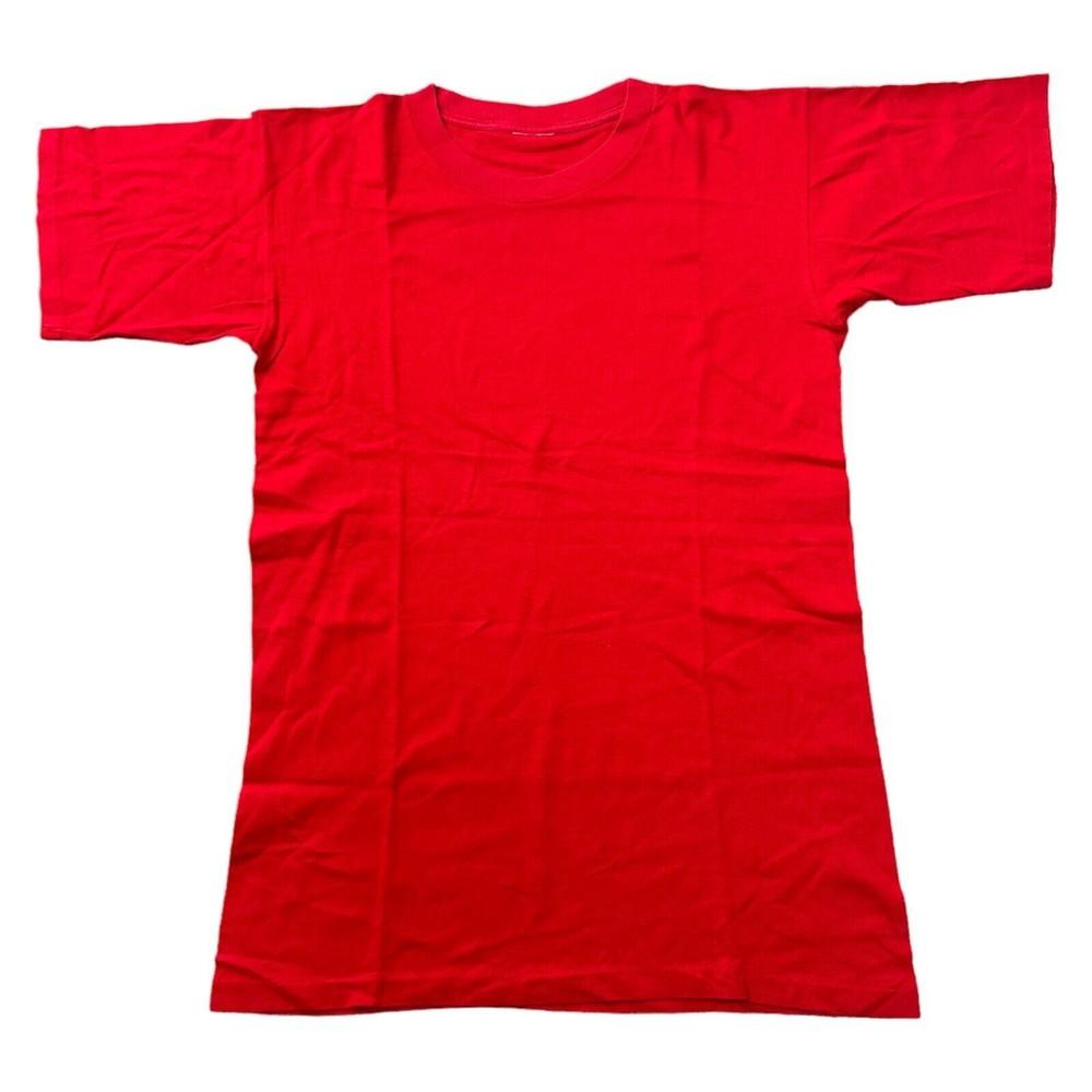 

Vintage Single Stitch T-shirt Short Sleeve 90s Retro Red Mens XL
