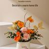 Nordic Floral Art: Artificial Flowers for Living Room, Bedroom & Dining Table Decor - Potted Plant for Home & Coffee Table 