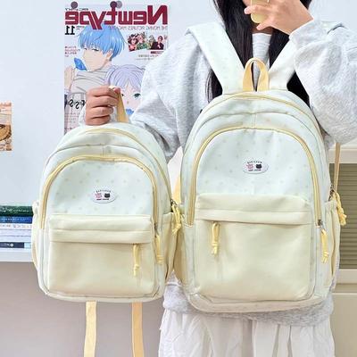New High-value Harajuku Fresh and Sweet Star Backpack, Lightweight Backpack for Junior High School Students