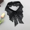 Fashion Lace White Fake Collar Women Detachable Collars for Women Black Lapel False Collars Woman Tie Clothes Accessories