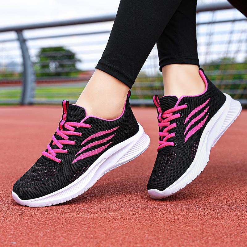 Women's Sports Shoes Casual Running Shoes Breathable Lightweight Mesh Casual Sneakers Comfortable Non-slip Women's Sports Shoes