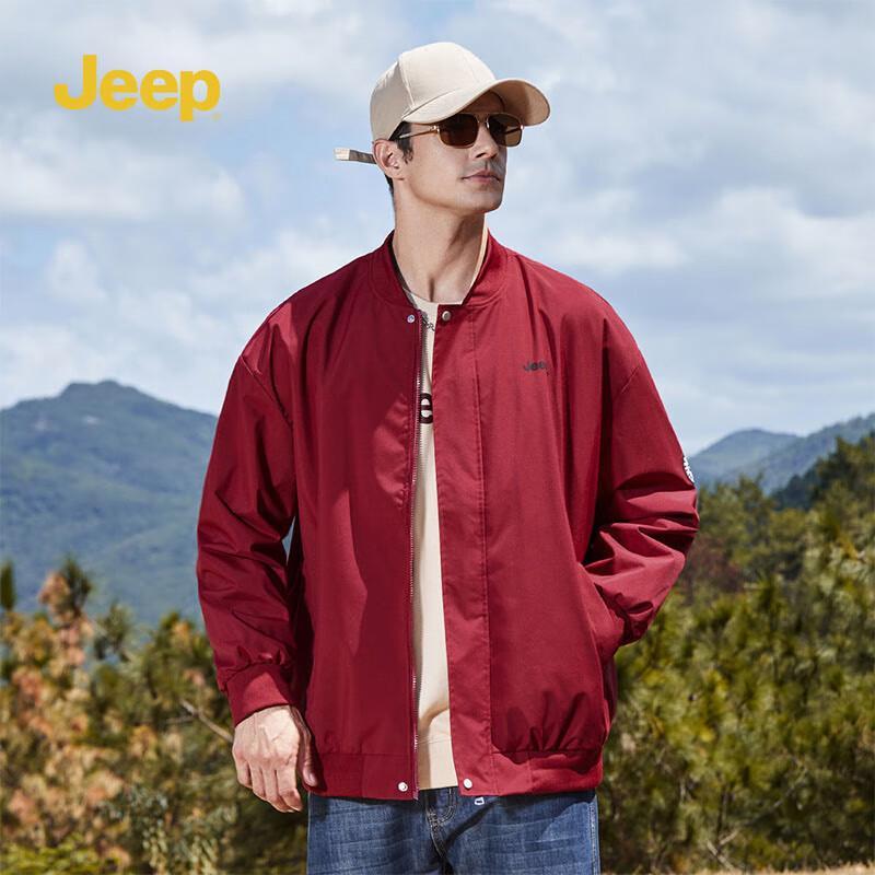 

JEEP Men s Baseball Collar Casual Jacket P843MWJ2029 2XL