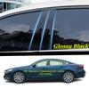 Car TPU/Glossy Mirror Pillar Post Cover Door Window Stickers For Mazda 6 Mazda6 Atenza 2014 2015 2016 2017 2018  -2024