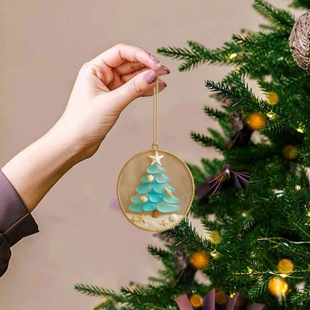 Decorazioni per l'Albero di Natale Decorazioni Pendenti Acriliche Bifacciali per Albero di Natale Casa Festa Etichette Regalo Decorazioni Festive per le Vacanze