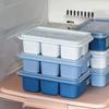 1pc-Ice Making Mold Household Silicone Ice Lattice with Lid Refrigerator Ice Making Box