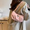 Chic And Minimalist Fall Commuter Crescent Shoulder Bag For Women In Four Colors