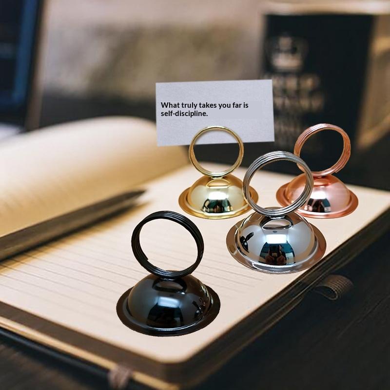 1Pcs Table Number Holders 5.5*5cm Hemispherical Tower Shaped Card Clips for Christmas Thanksgiving Dinner Decor