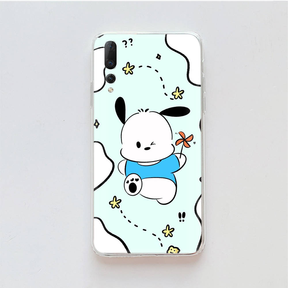 Transparent Case for Samsung A04 A14 A23 M33 M53 Realme 10 9 C35 C55 VIVO X80 Infinix Hot 30 Note 11 Tecno Spark 8P Pro L-29 Cute Pochacco