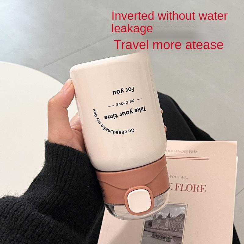 Simple Thermos Cup for Girls, Straw Cup Ins, High-looking Internet Celebrity, Adult Student Gift, Children's Water Cup