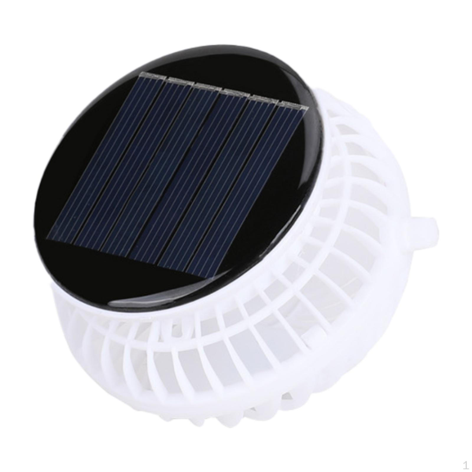 

Портативный солнечный вентилятор для использования на открытом воздухе, совместимый с USB, шляпа для рыбалки, путешествий, кемпинга Round Panel 6cmx6cm