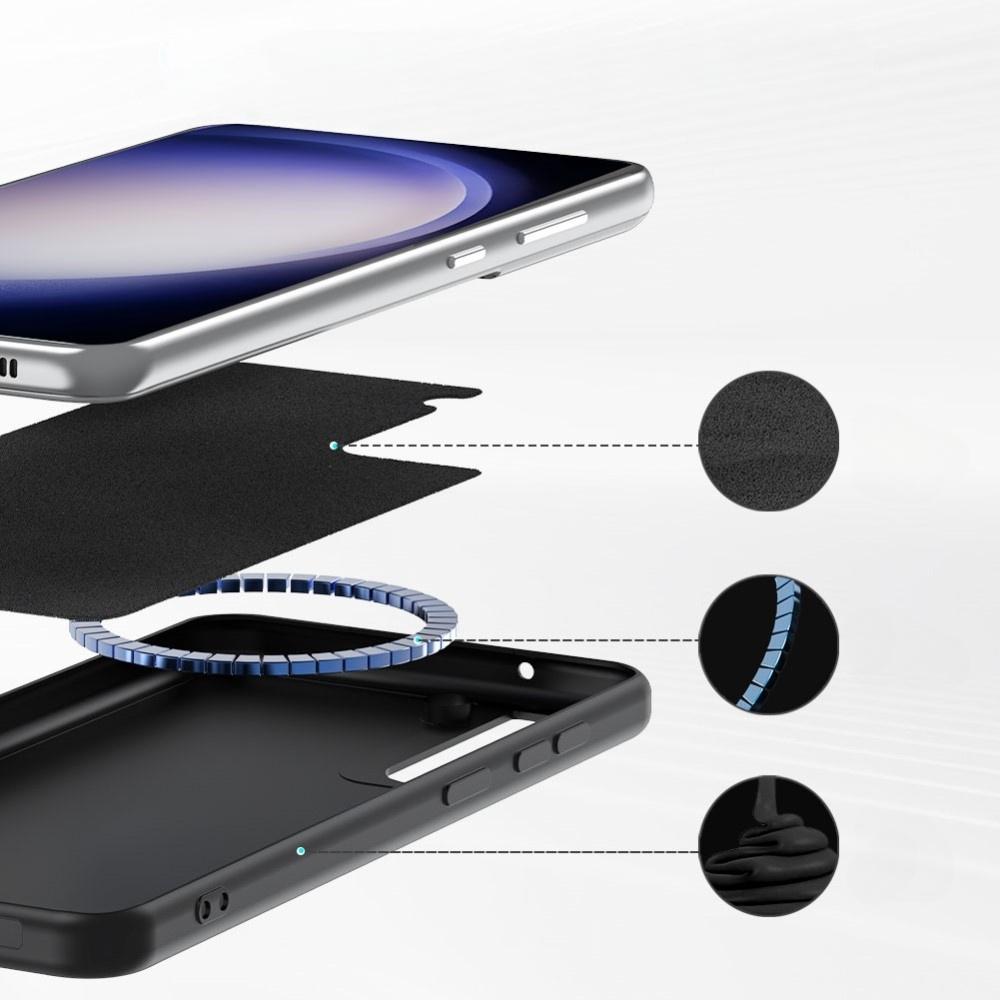 Case for Samsung Galaxy S24, Silicone MagSafe, black
