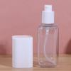 1Pcs 80/100/120Ml Empty Cosmetic Bottle Lotion/Spray Pump Plastic Square Clear White Bottle Cosmetic Container Travel Portable
