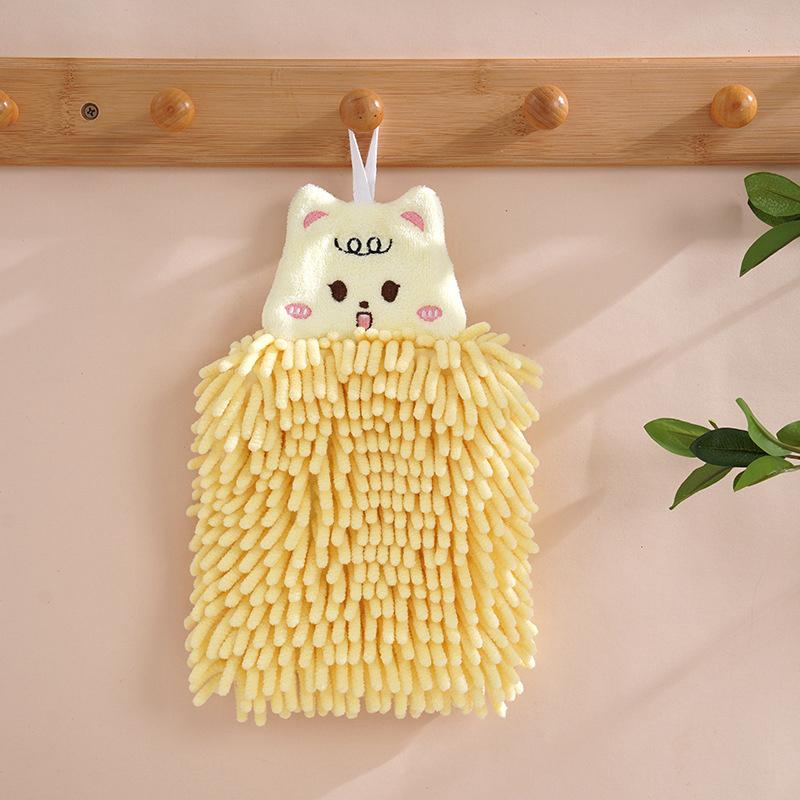 Wandmontiertes Wischtuch Handtuch Super Saugfähig Schnell Trocknend Chenille Reinigungstuch Küche Badezimmer Zubehör