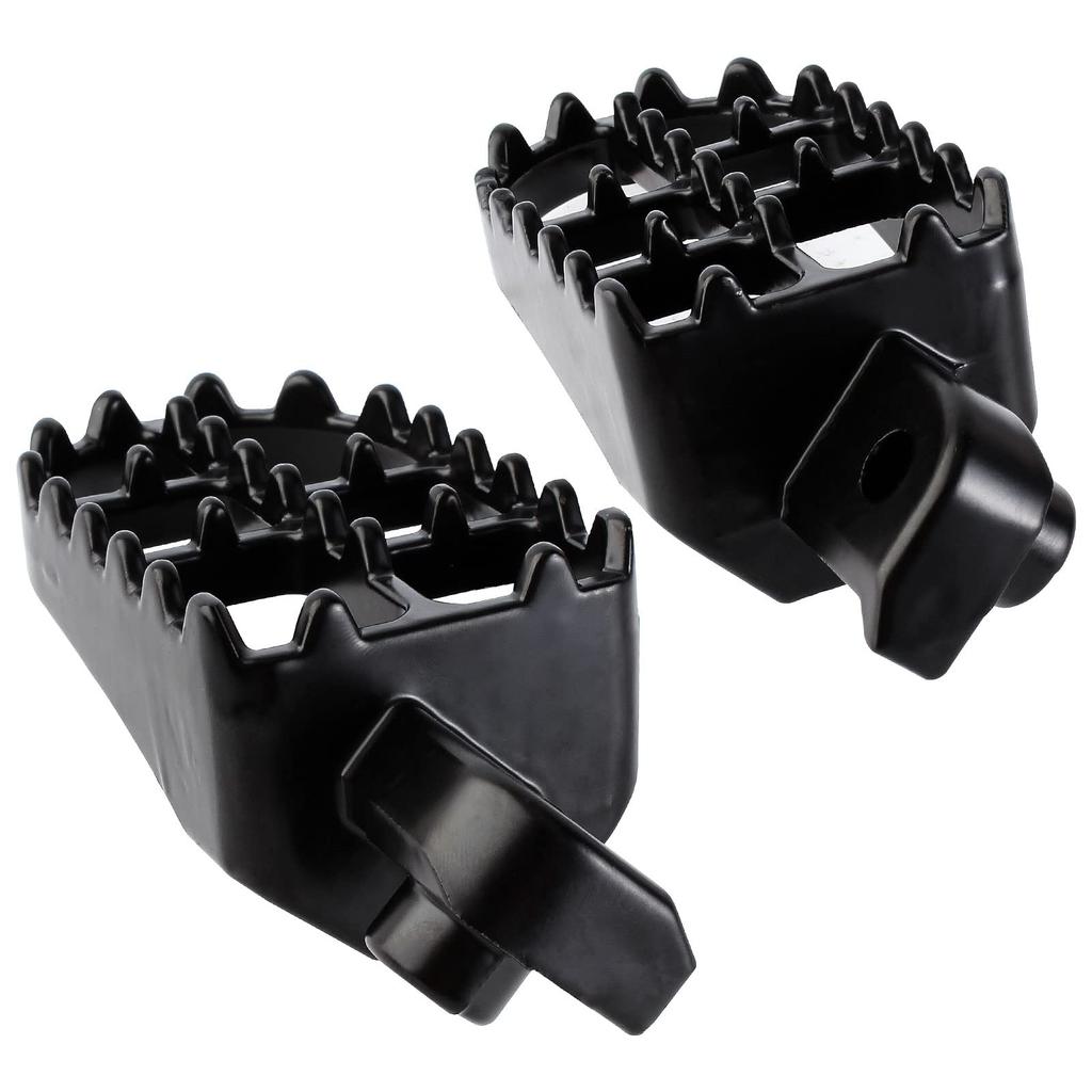 QAZAKY Svart Aluminium Fotpinne Vila Fotstöd Fotpinnar XR50 XR50R XR70R XR70R XR80R