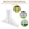 Holz Zaunpfosten Basis Anti-Kippen Gartenzaun Stützhalter Sichtschutzzaun Panel Basis Einfache Montage Für Hof Garten Terrasse