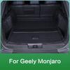 Car Trunk Mat For Grand Koleos Geely Monjaro Xingyue L KX11 2025 Cargo Liner Leather Floor Carpet Protector Accessories Mats