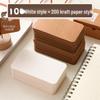 Small Blank White Cardstock for English Memory Words
