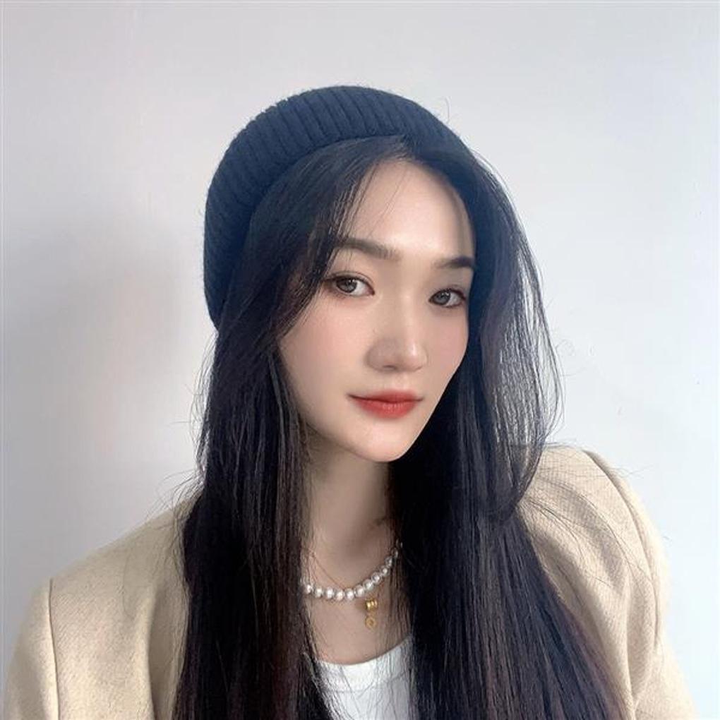 Cozy Fleece Knit Beanie (gray)