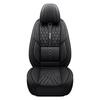All-Season Seat Covers, Full Wrap PU Leather Seat Covers, Five-Seat Seat Cushions, Full Set of Five-Seat Seat Covers, Compatible with Five-Seat
