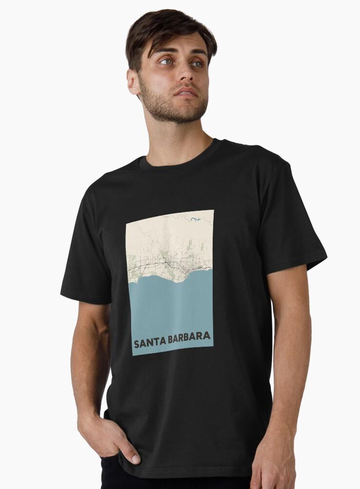 Barbara Santa Barbara Map Premium T-Shirt