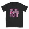 La Lutte Est Notre Lutte Cancers du Sein T-shirt Homme T-shirt Décontracté Manches Courtes Col Rond T-shirt Coton Hauts d'Été