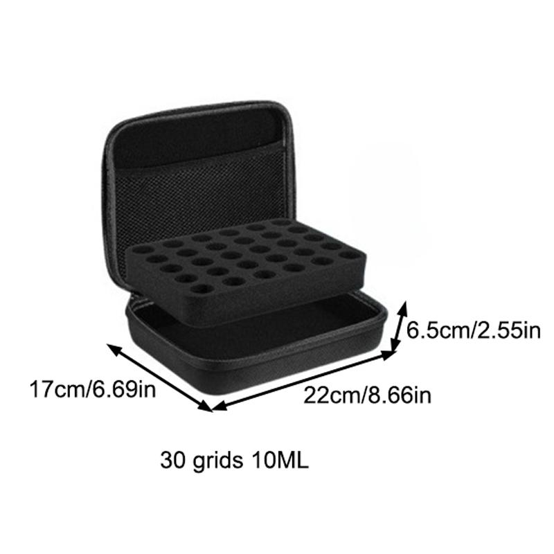 Dustproof Storage Case for 10ML Insulin Vial 7 9 12 15 30 Slots Medical Essential Oil Organizer Portable Safe Container Travel