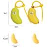 Portable Banana Toothbrush Protective Cap with Toothpaste Storage Box Toothbrush Cover for Travel Hiking Camping Brush Cap Case