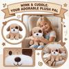 Soft Plush Stuffed Dog Toy with Embroidered Face and Floppy Ears Suitable for Children and Collectors Plush Animal Doll for Home Decor and Gifts