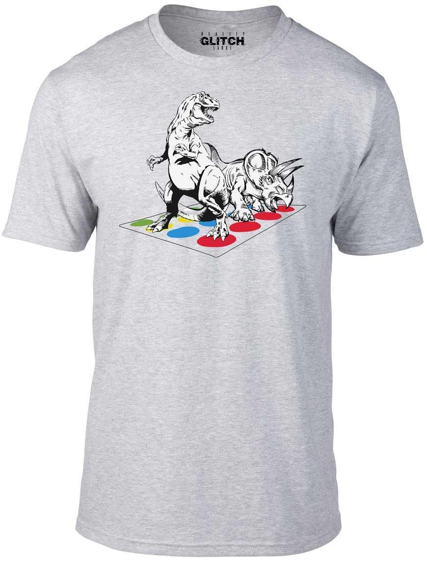Jurassic Battle T-Shirt Mens Womens Tees Top - Funny T Shirt Mens Womens Tees Top Dinosaur joke twister t rex park retro 4XL