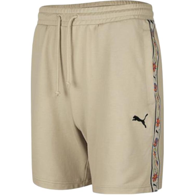 

Puma Floral Sport Soft Casual Lace-Up Five-Point Shorts Men shorts Khaki 633351-68