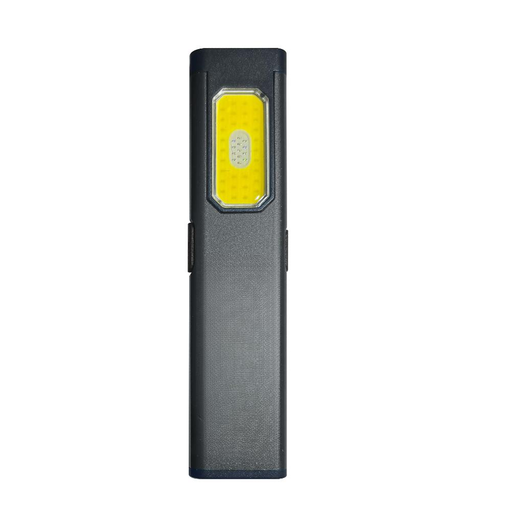 Portable LED Flashlight COB Floodlight and High Beam Aluminum Alloy Pen Clip Work Light Built In Battery with Tail Magnet