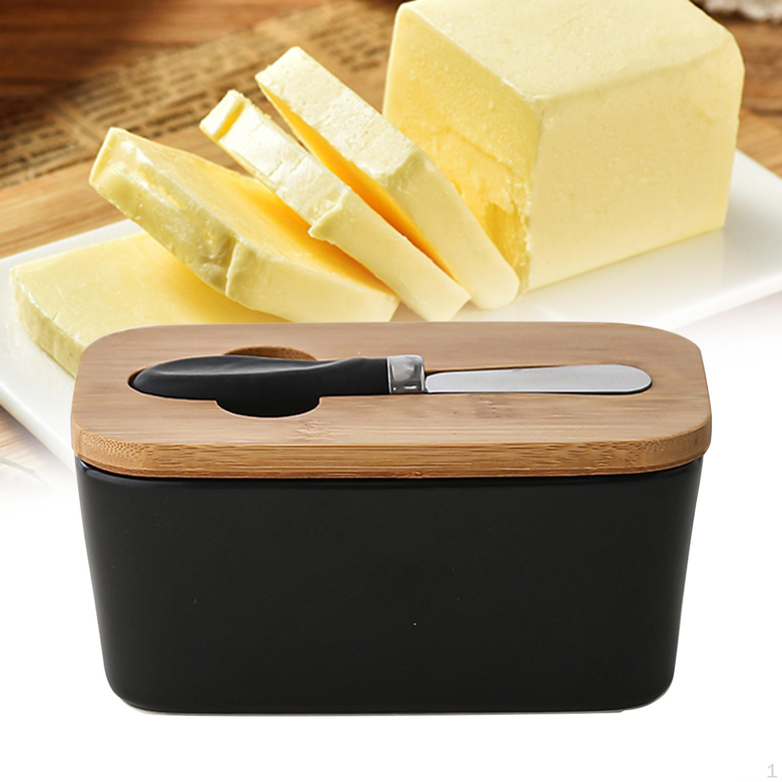 Керамическая масленка держатель для хранения сыра держатель для дома Black 2339₽