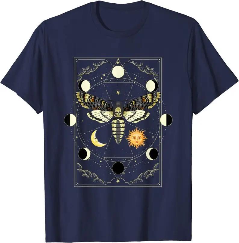 Goth Moth Tarot Card Moth T-Shirt