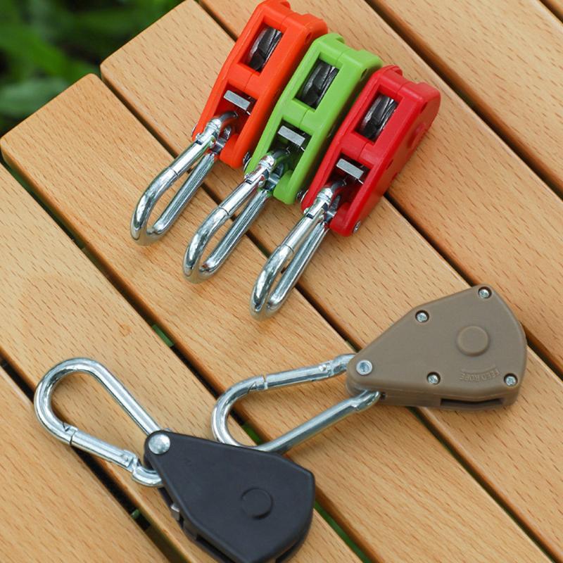 For 4Mm Rope Tie Down Pulley Ratchet Camping Wind Rope Tent Ratchet Outdoor Wind Rope Buckle Tightener