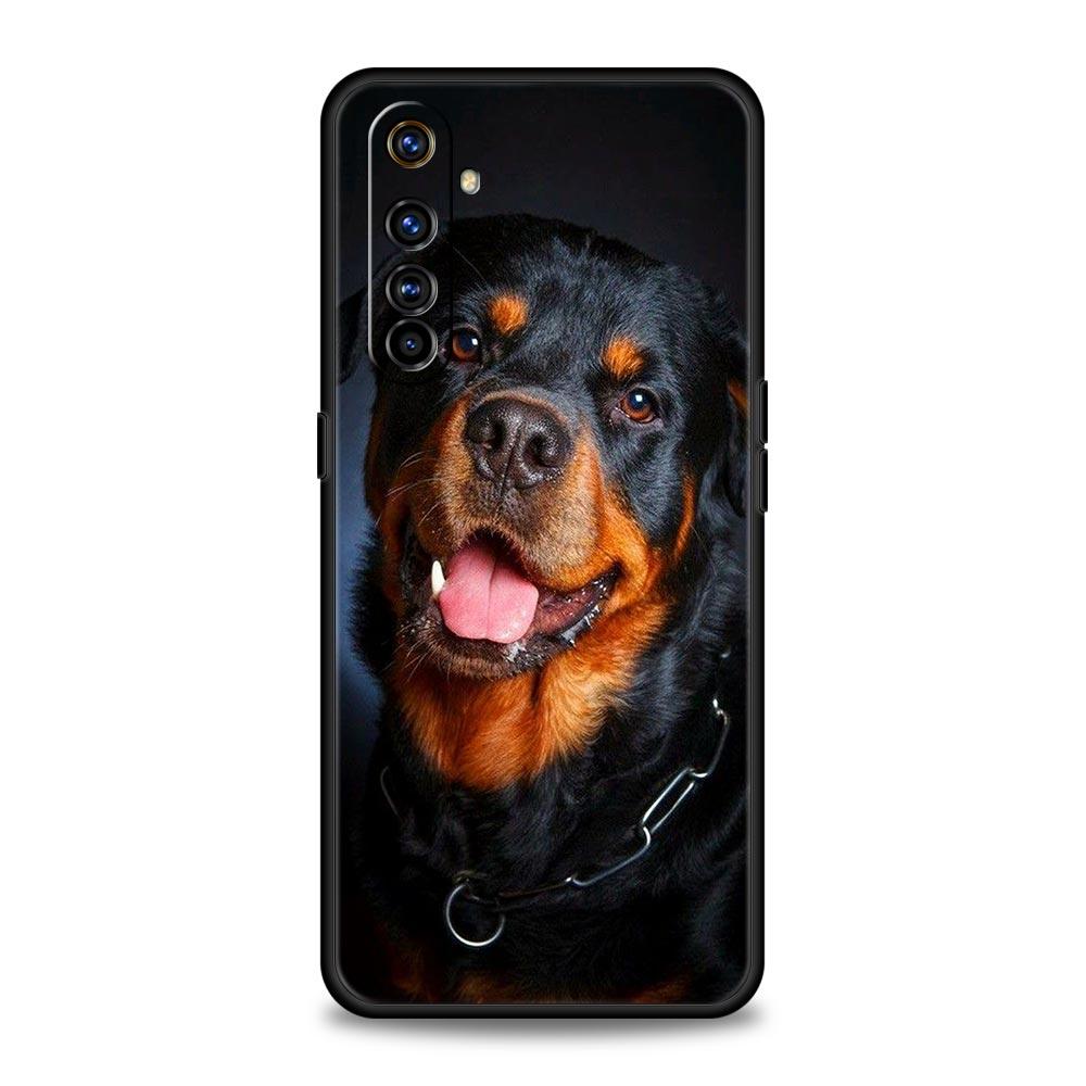 Rottweiler Dog Phone Case For Realme 13 12 10 9 8 7 GT3 GT5 GT2 Pro Plus 5G C21 C25 C35 GT Neo 2 3 3T 5 Cover